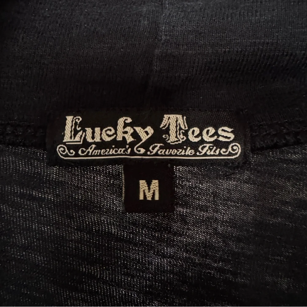 Women’s Medium Lucky Brand Black Open Cardigan - Picture 3 of 5